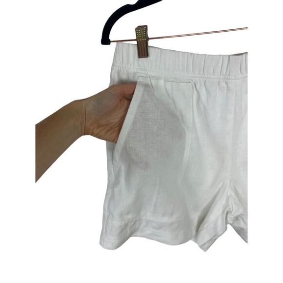Ann Taylor Patch Pocket Easy Mid Shorts in Linen Blend NEW - Picture 4 of 8